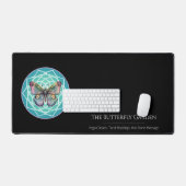 Mystical Lila Butterfly Mandala Tarot Reading Schreibtischunterlage (Tastatur & Maus)