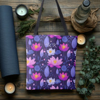 Mystical Lila Lotus Wellness Toe Bag