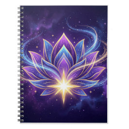 Mystical Lotus Flower Notizblock