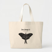 Mystical Luna Moth Business Jumbo Stoffbeutel (Vorne)