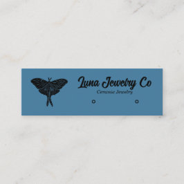 Mystical Luna Moth Juwelry Stud Business Card Mini Visitenkarte