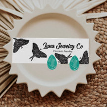 Mystical Luna Moth Juwelry Stud Business Card
