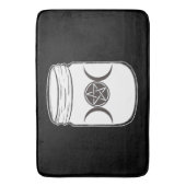 Mystical Magic Moons Triple Goddess Mason Jar Badematte (Vorderseite Vertikal)