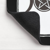 Mystical Magic Moons Triple Goddess Mason Jar Mousepad (Ecke)