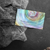 Mystical Magic Muschel Yoga Lehrer Visitenkarte