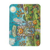 Mystical Magic Pie Factory HALLOWEEN Magnet (Vertikal)
