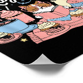 Mystical Magical Retro Aesthetic Space Gift Men Wo Poster (Ecke)