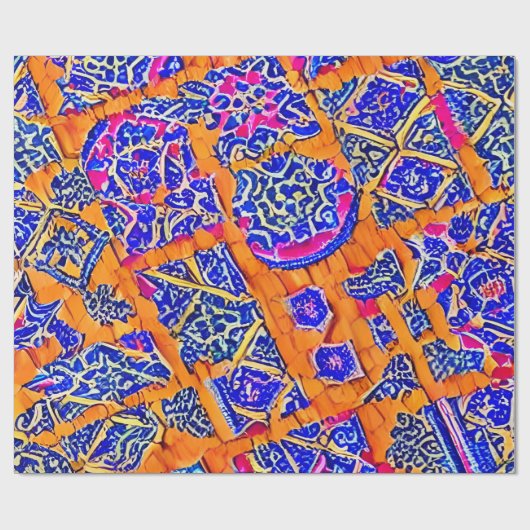 Mystical Marrakech Wrapping Papper Geschenkpapier (Flach)