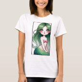 Mystical Mermaid Elegance T-Shirt (Vorderseite)