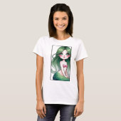 Mystical Mermaid Elegance T-Shirt (Vorne ganz)
