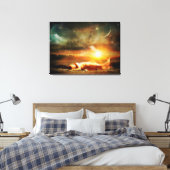 Mystical Mermaid Leinwanddruck (Insitu (Schlafzimmer))