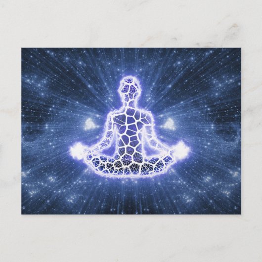Mystical Metaphysical Meditation Levitation Postkarte (Vorderseite)