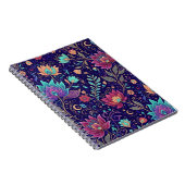 Mystical Midnight Lotus Garden Notizblock (Rechte Seite)