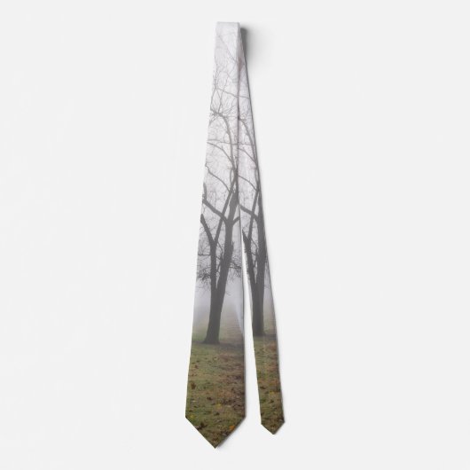Mystical Misty Morning Neck Tie Krawatte (Vorderseite)