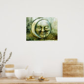 Mystical Moon Decoupage Poster (Küche)