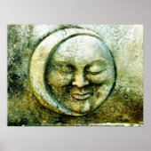 Mystical Moon Decoupage Poster (Vorne)