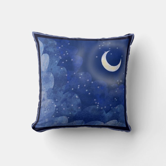 Mystical Moon Glow Cushion Kissen (Vorderseite)