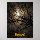 Mystical Moon Halloween Poster (Vorne)