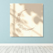 Mystical Moon Wall Art | Celestial Night Sky  Leinwanddruck (Insitu (Holzboden))