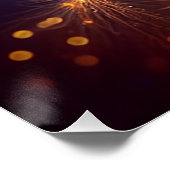 Mystical Moonlit Dragonfly Poster (Ecke)