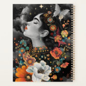 Mystical Moonlit Floral Planer (Rückseite)