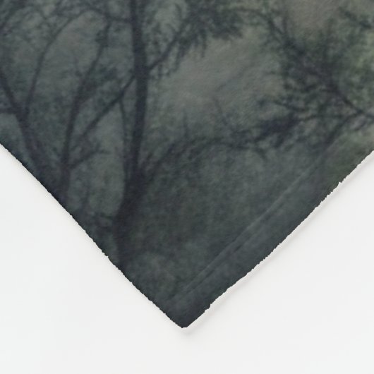 Mystical Moonlit Forest Cauldron - Hexchy Magic Ar Fleecedecke (Ecke)