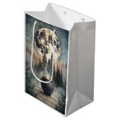 Mystical Moonlit Forest Cauldron - Hexchy Magic Ar Mittlere Geschenktüte (Vorderseite Schrägansicht)