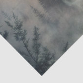 Mystical Moonlit Forest Cauldron - Hexchy Magic Ar Seidenpapier (Detail)