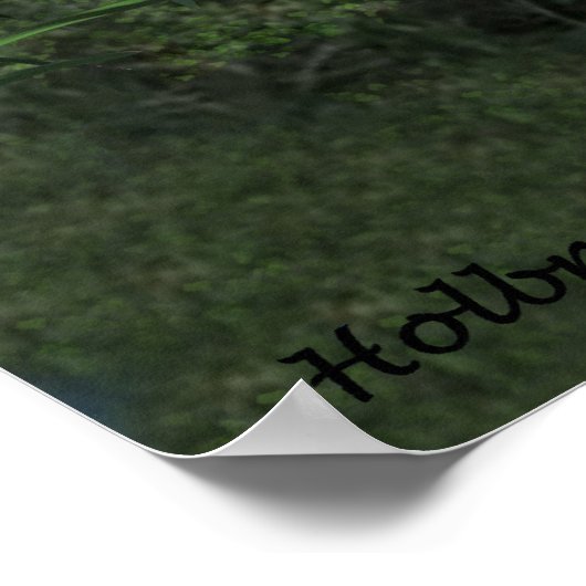 Mystical Moonlit Pirate Ship Poster (Ecke)