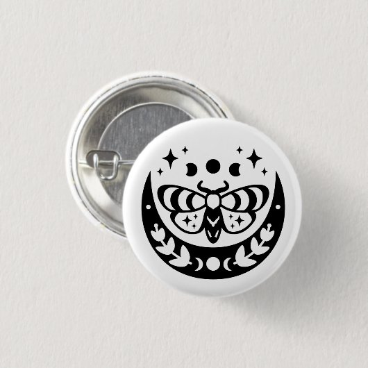 Mystical Moth Button (Vorne & Hinten)
