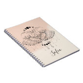 Mystical Moth Celestial Butterfly-Notebook Notizblock (Rechte Seite)