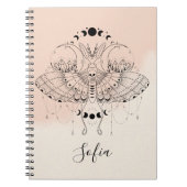 Mystical Moth Celestial Butterfly-Notebook Notizblock (Vorderseite)