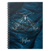 Mystical Moth Celestial Butterfly-Notebook Notizblock (Vorderseite)