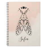 Mystical Moth Celestial Butterfly-Notebook Notizblock (Vorderseite)