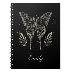 Mystical Moth Celestial Butterfly-Notebook Notizblock