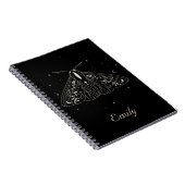Mystical Moth Celestial Butterfly-Notebook Notizblock (Rechte Seite)