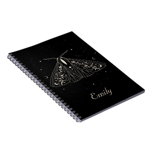 Mystical Moth Celestial Butterfly-Notebook Notizblock (Rechte Seite)