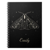 Mystical Moth Celestial Butterfly-Notebook Notizblock (Vorderseite)