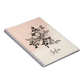 Mystical Moth Celestial Butterfly-Notebook Notizblock (Rechte Seite)