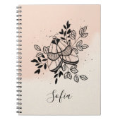 Mystical Moth Celestial Butterfly-Notebook Notizblock (Vorderseite)