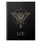 Mystical Moth Celestial Butterfly-Notebook Notizblock (Vorderseite)