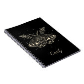 Mystical Moth Celestial Butterfly-Notebook Notizblock (Rechte Seite)