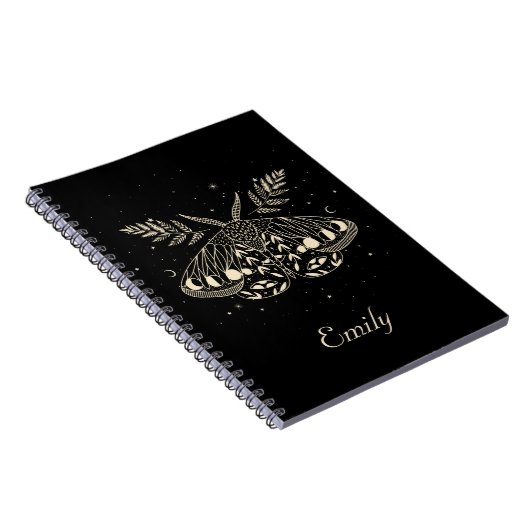 Mystical Moth Celestial Butterfly-Notebook Notizblock (Rechte Seite)