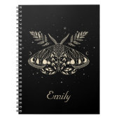 Mystical Moth Celestial Butterfly-Notebook Notizblock (Vorderseite)