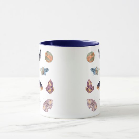 Mystical Moth Crystal Coffee Mug Tasse (Zentrum)