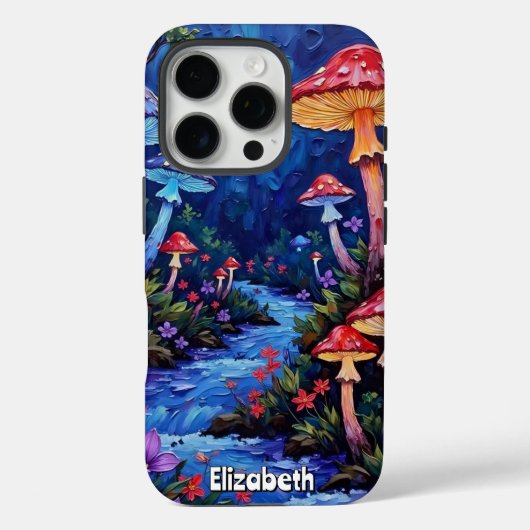 Mystical Mushroom Creek Case-Mate iPhone Hülle (Rückseite)