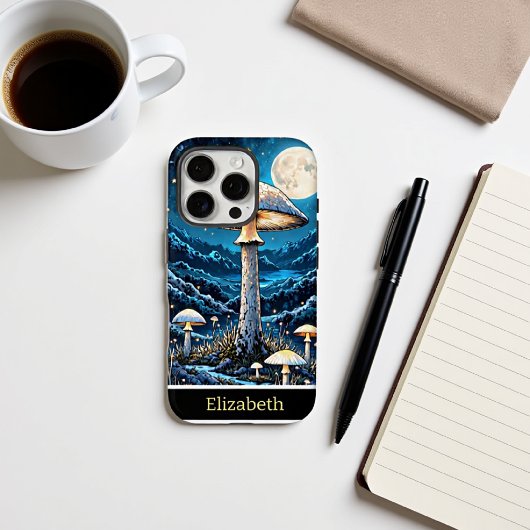 Mystical Mushroom Moonlit Forest Night Case-Mate iPhone Hülle