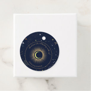 Mystical Navy Blue Celestis Starry Night Geschenkanhänger