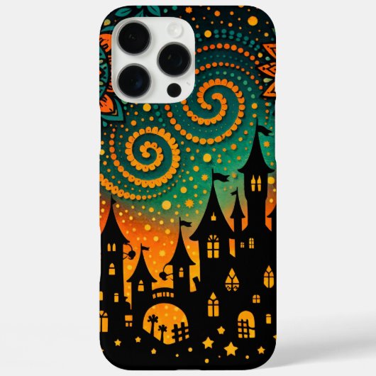 Mystical Night Castle Silhouette Case-Mate iPhone Hülle (Rückseite)