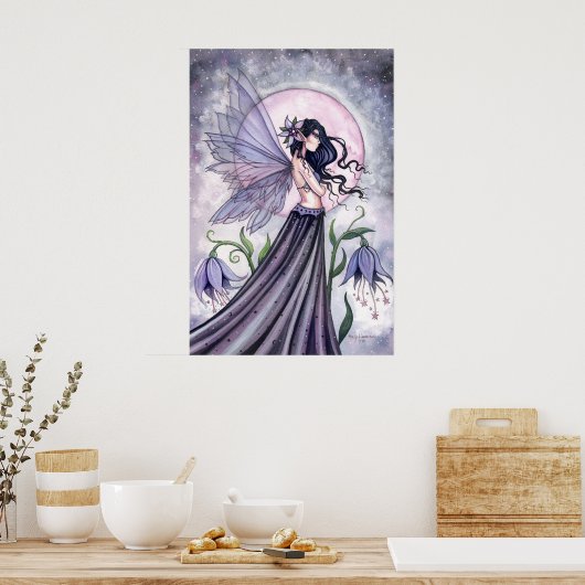 Mystical Night Fairy Poster von Molly Harrison (Küche)